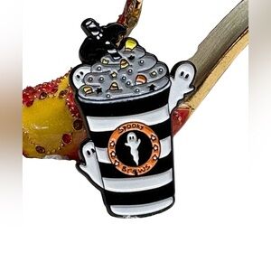 ⭐️🎁 SPOOKY COFFEE pin-daily Java, jet fuel